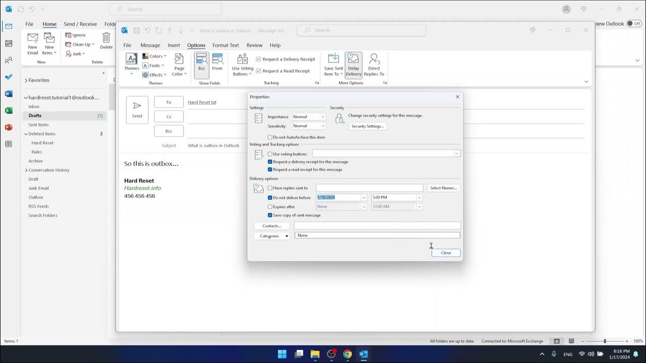 Video thumbnail for How to Navigate and Troubleshoot the Outlook Outbox