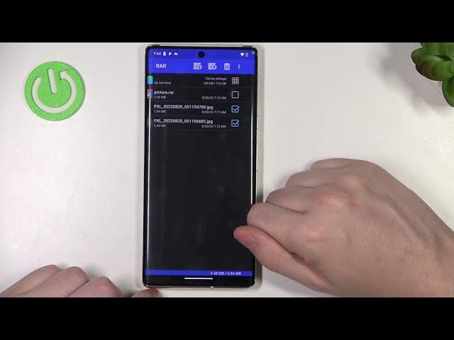 Video thumbnail for Google Pixel 6 Pro - How To Pack Files Into Rar & Zip Archives