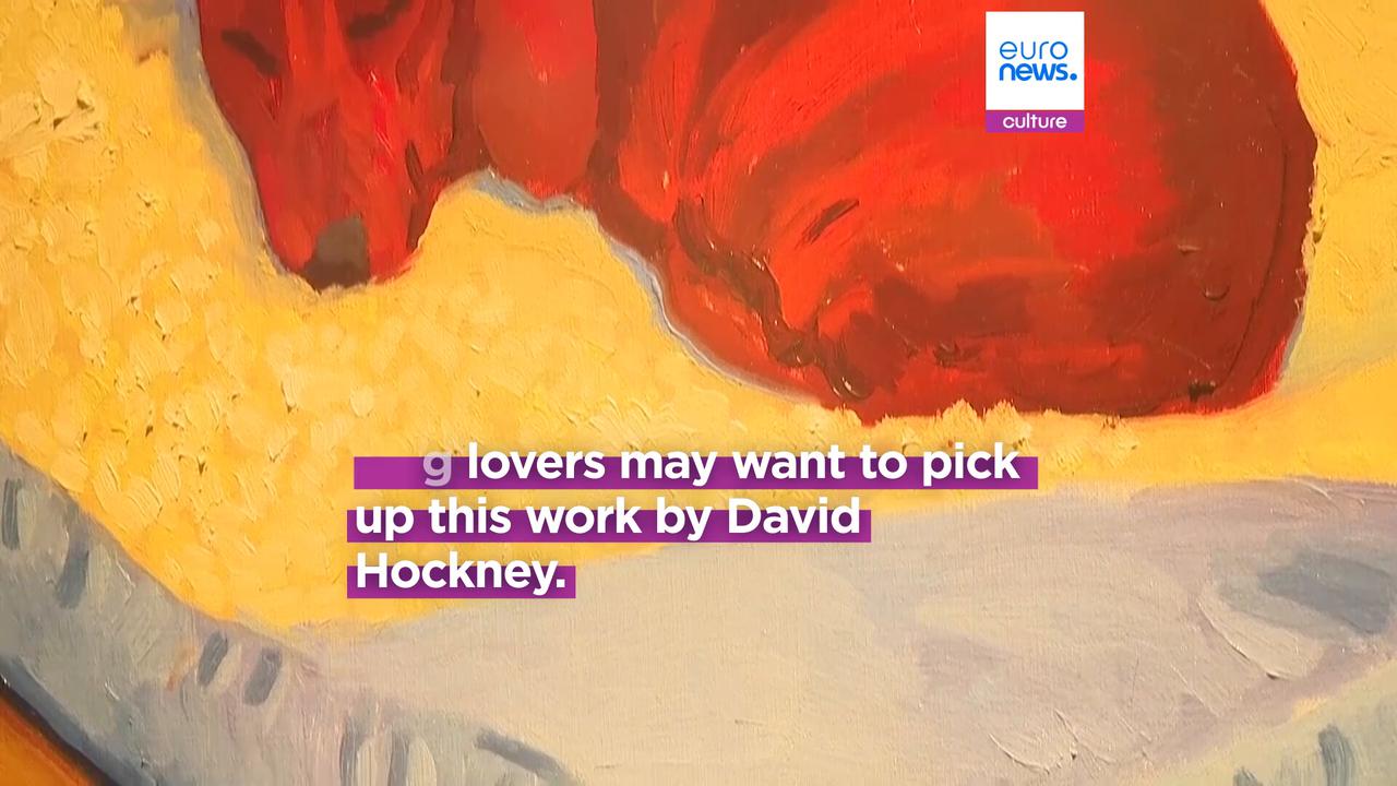 Video thumbnail for Rare Kandinsky masterpiece and Hockney’s beloved dog painting head to London auction