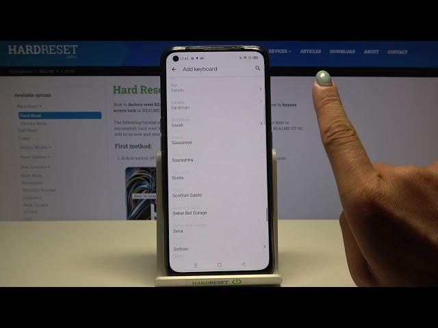 Video thumbnail for How to Change Keyboard Language on REALME GT 5G – Swap Language of Keyboard