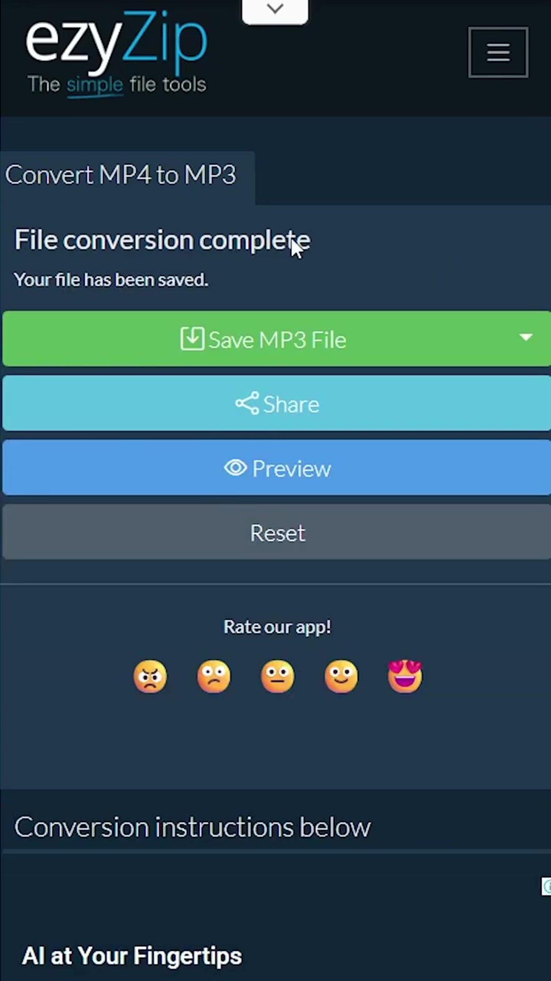 Video thumbnail for 🎵 Convert MP4 to MP3 on Your Browser | No Software Installation Required