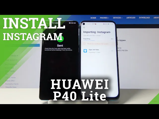 Video thumbnail for How to Download Instagram on HUAWEI P40 Lite - Install Instagram on New Huawei