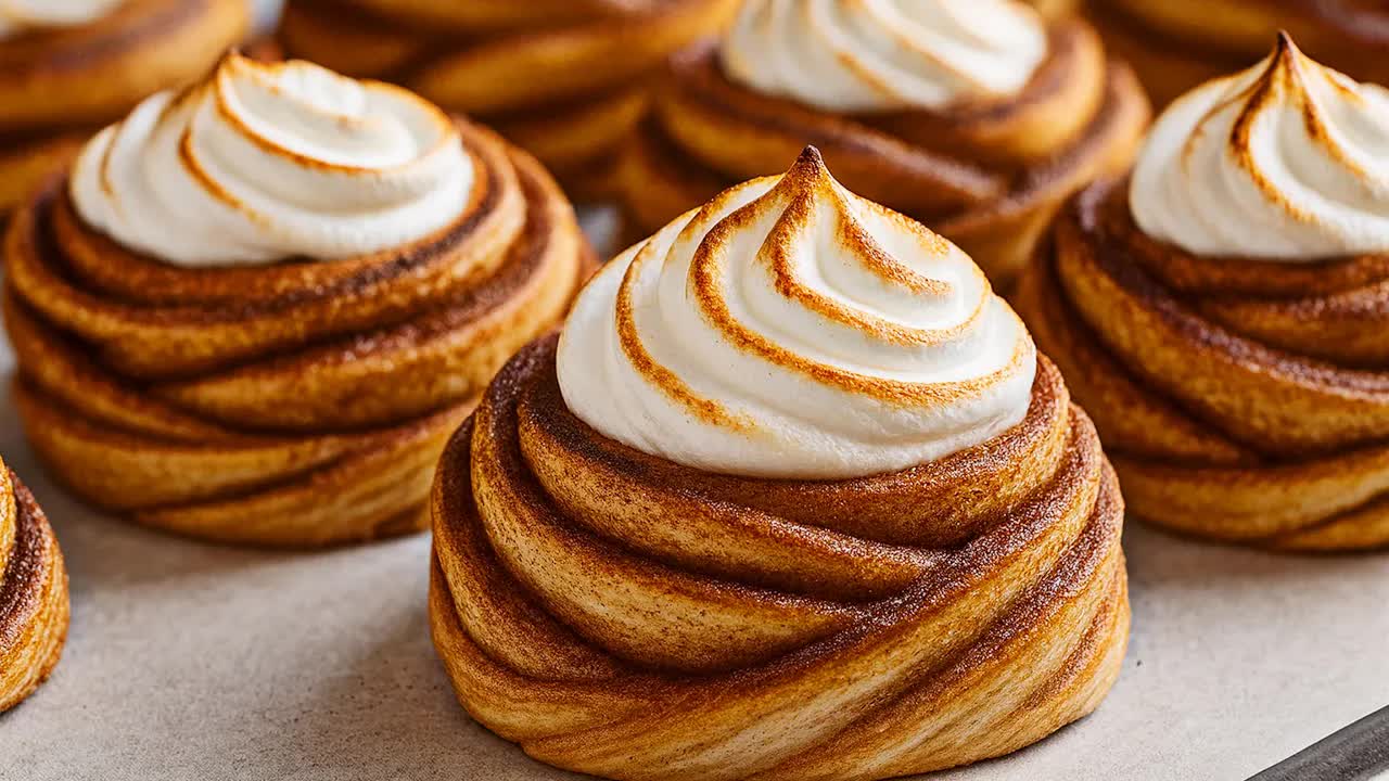 Video thumbnail for Christmas dessert “Snow Flower” in 20 minutes! Surprise your guests! Soft and airy as Snow!