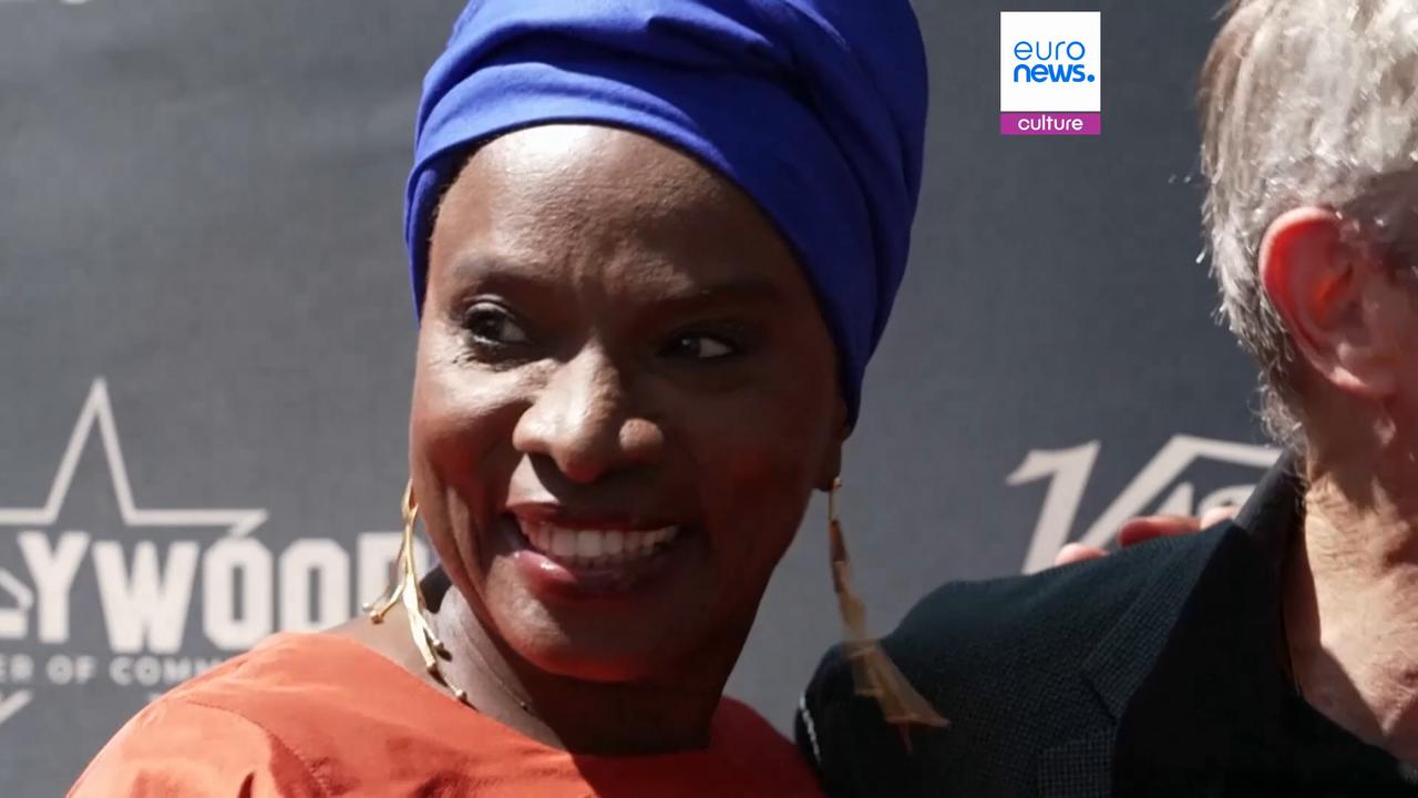 Video thumbnail for Beninese-French singer Angélique Kidjo makes history as first Black African to get Hollywood Walk of Fame star