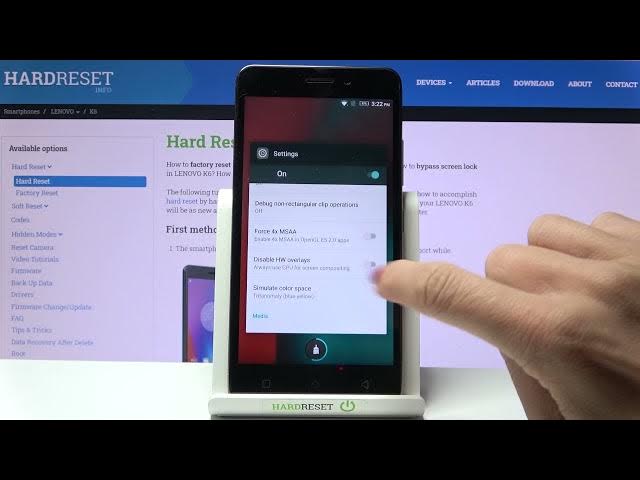 Video thumbnail for Simulate Colour Space in Lenovo K6 – Manage Display Settings