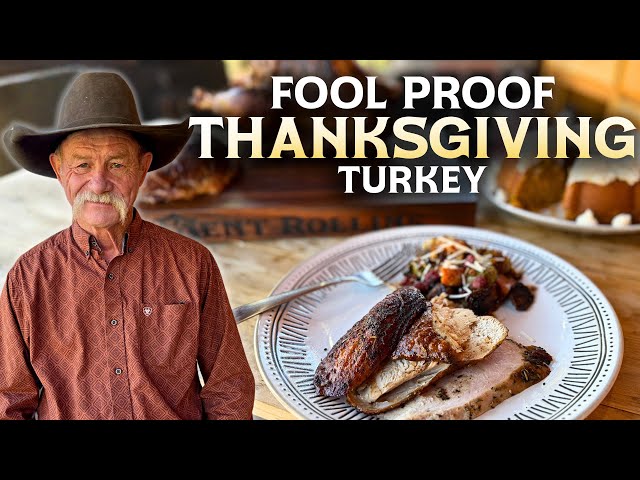 Video thumbnail for Foolproof Smoked Turkey (or Oven Roasted) and Sides You Can't Mess Up!