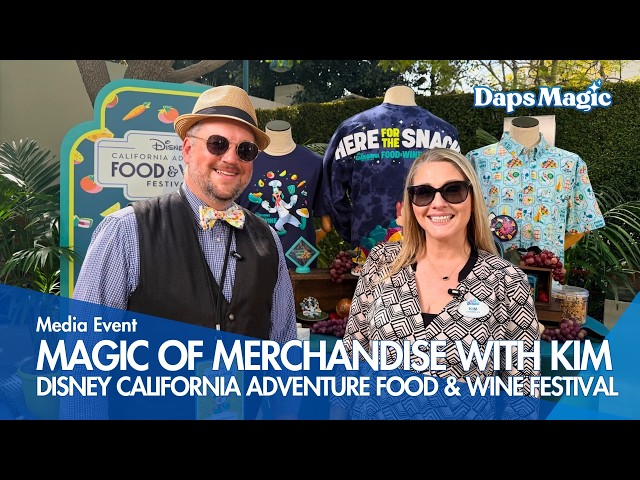 Video thumbnail for Magic of Merchandise of Disney California Adventure Food & Wine Festival | Mr. Daps Interviews Kim