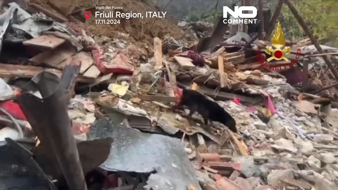 Video thumbnail for Heavy rain triggers severe flooding in northeastern Italy