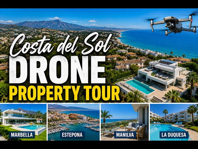 Video thumbnail for Costa del Sol Drone Property Tour 🇪🇸 Villas & Apartments from €239K to €3.3M