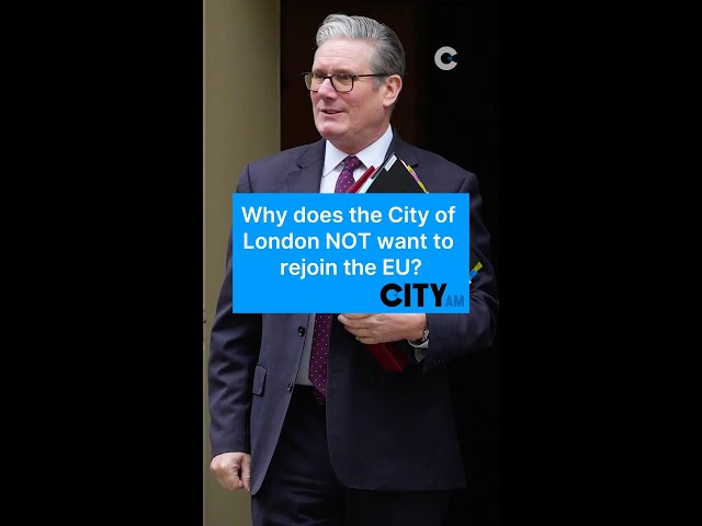 Video thumbnail for Keir Starmer is heading to Brussels, but he might be leaving the City of London behind.