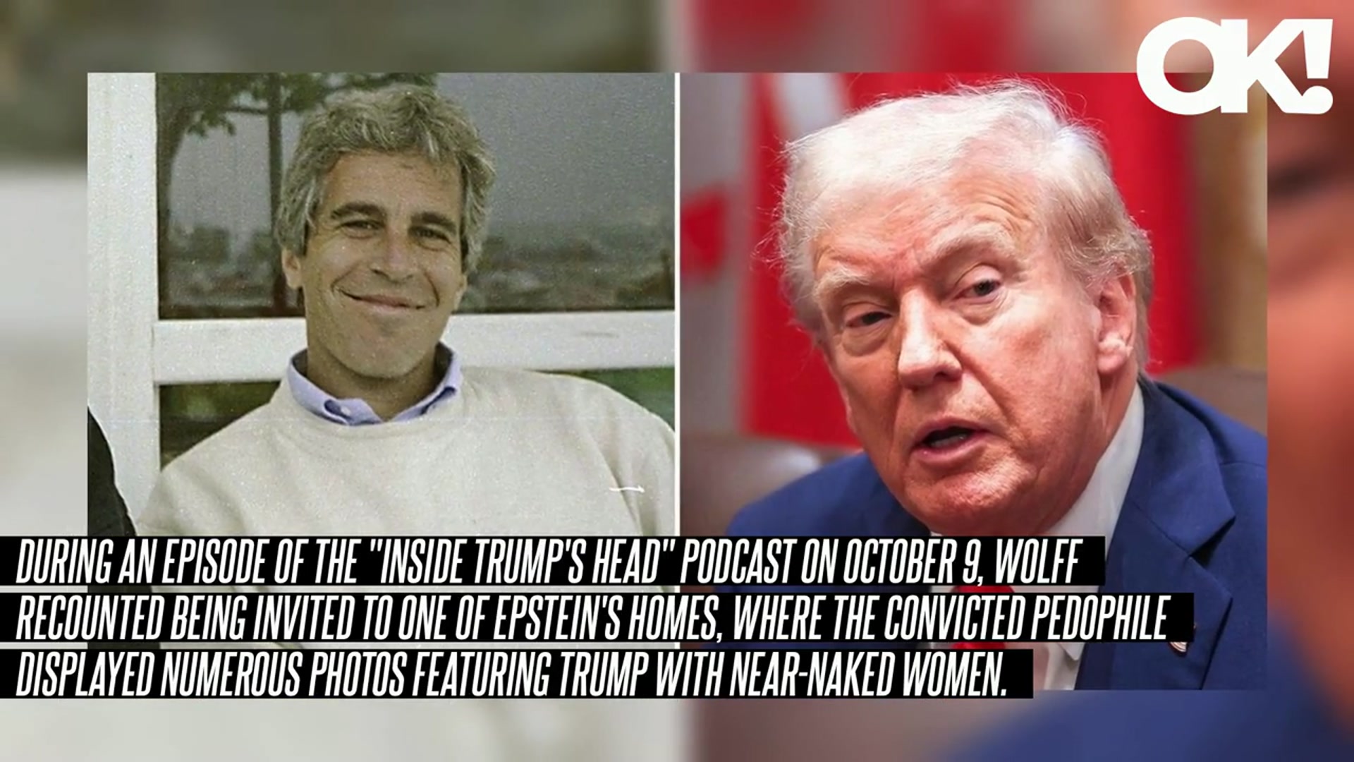 'Video thumbnail for Jeffrey Epstein Kept Photos of Donald Trump With 'Topless Young Women' in His Safe, Claims Biographer'