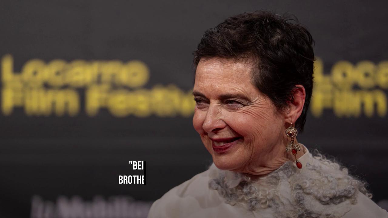Video thumbnail for Isabella Rossellini honoured at Locarno Film Festival.