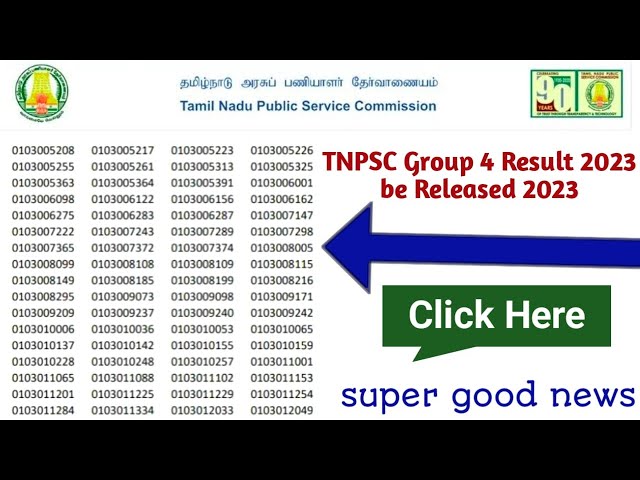 Video thumbnail for tnpsc gov in Group 4 Result 2023 குரூப் 4 முடிவுகள் Cut Off Marks 2023