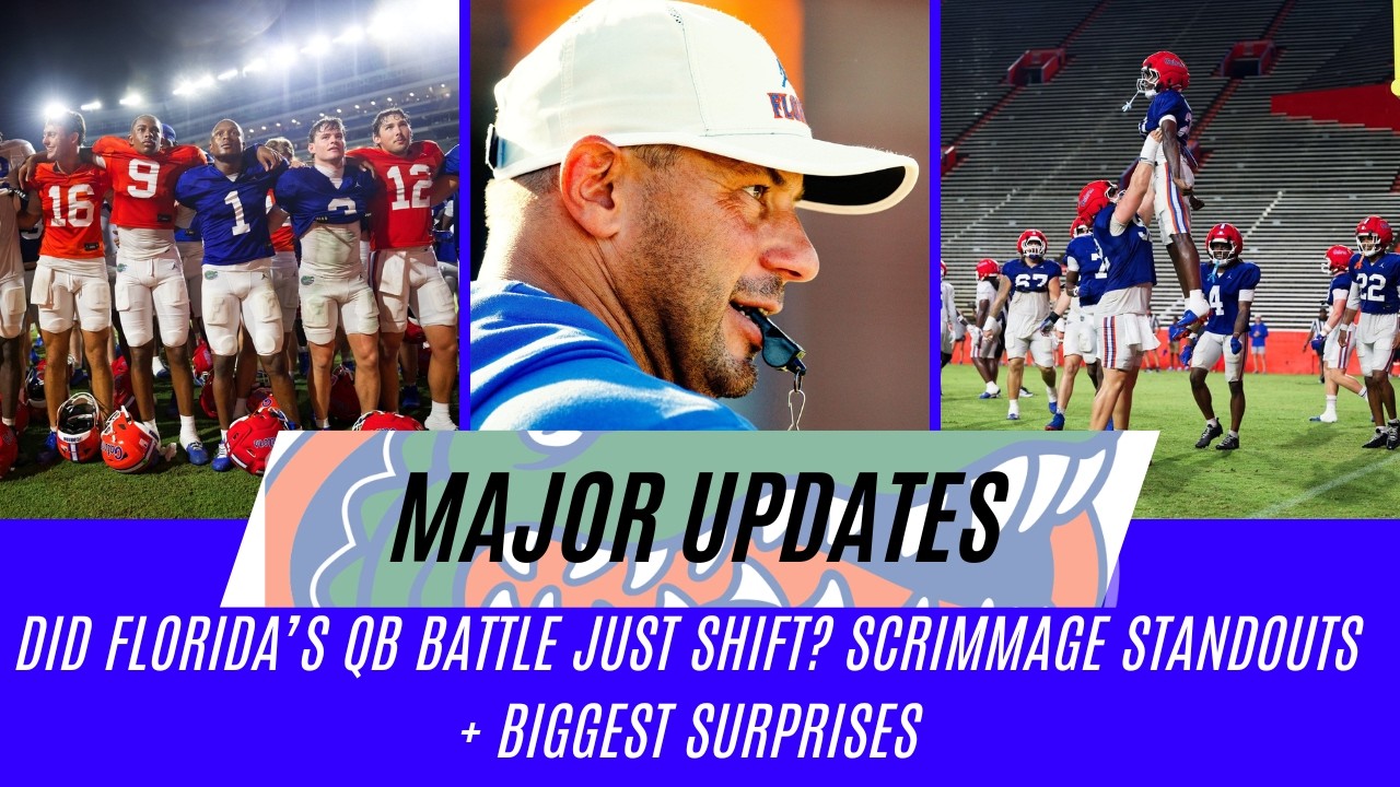 Video thumbnail for Did Florida's QB Battle Just Shift? Scrimmage Standouts + Biggest Surprises