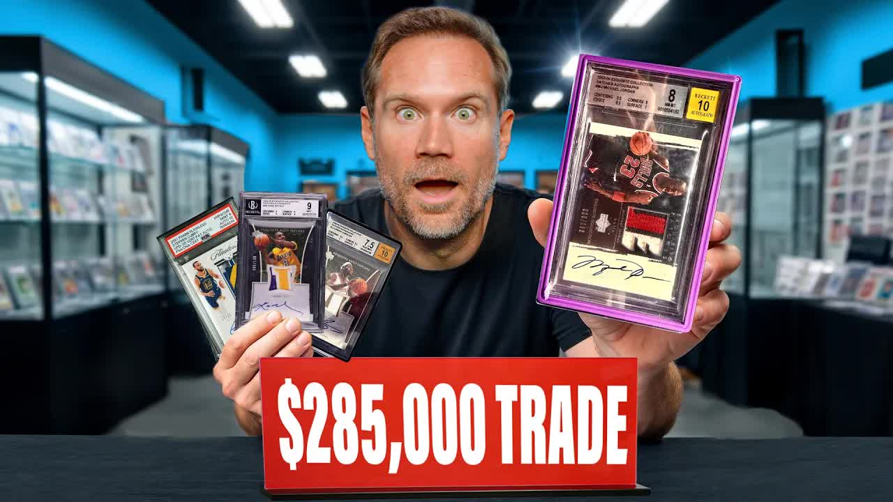 Video thumbnail for Sports Card Investor: Debating INSANE $285,000 Trade Deal on Veriswap!