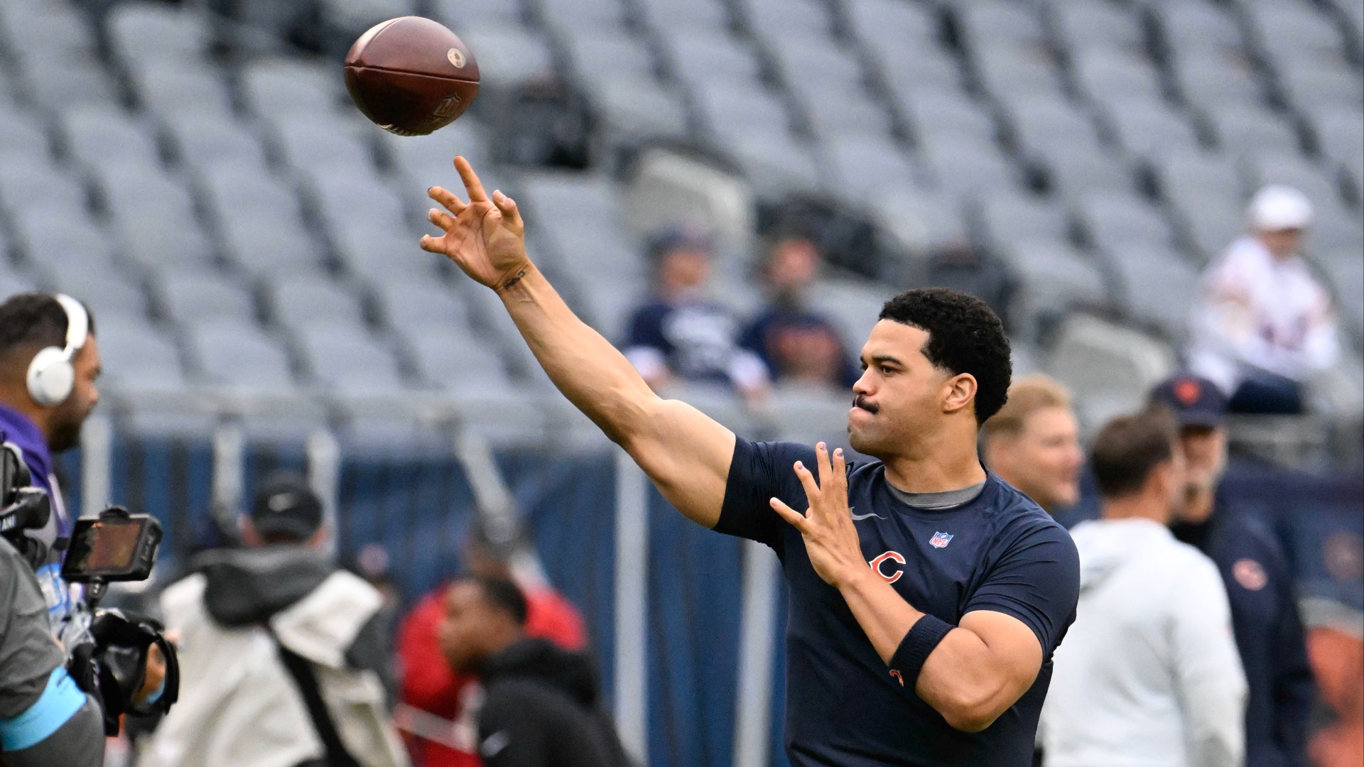 Video thumbnail for Caleb Williams' Week 6 Status in Doubt vs. Atlanta