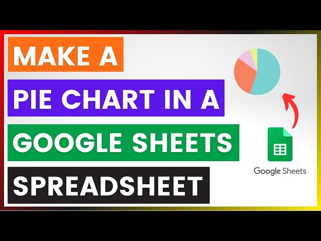 Video thumbnail for How To Make A Pie Chart In A Google Sheets Spreadsheet? [in 2025]