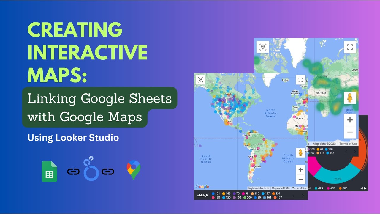 'Video thumbnail for How to link Google Sheets to Google Maps and create interactive maps'