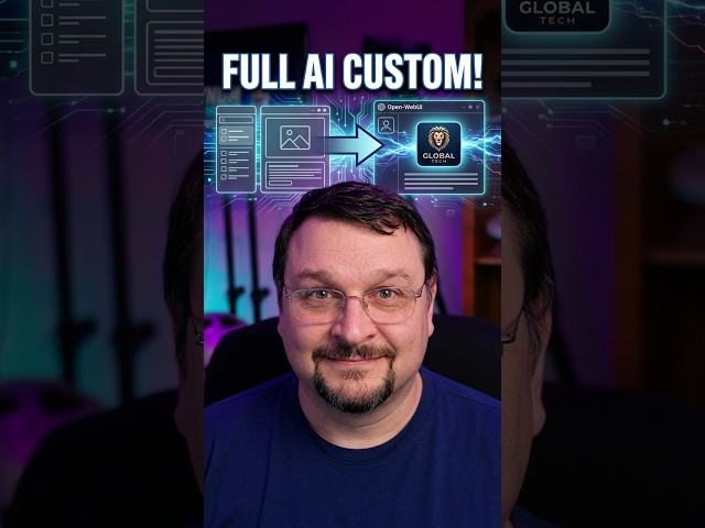 Video thumbnail for The Ultimate Guide to Customizing Open-WebUI #shorts #AICustomization