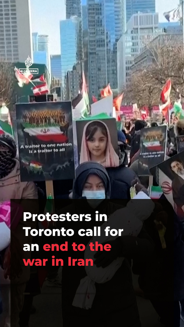 Video thumbnail for Al-Quds Day rally in Toronto calls for an end to the war in Iran and Lebanon