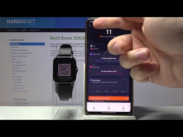 Video thumbnail for How to Pair XIAOMI Amazfit GTS 2 with Phone – Connect Bluetooth Devices