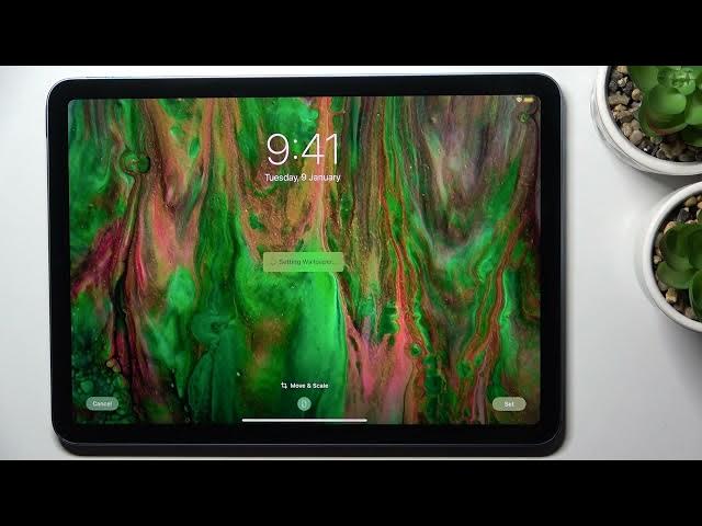 Video thumbnail for How to Change Wallpaper on iPad Air (5th generation) - Set Home Screen & Lock Screen Wallpaper