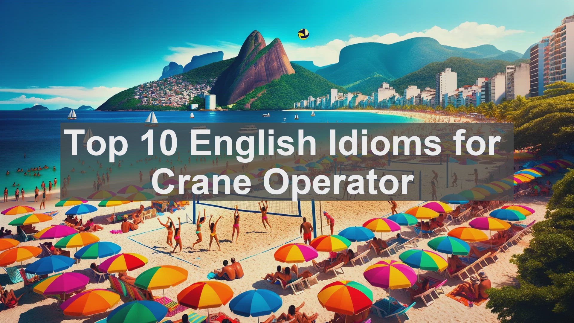 'Video thumbnail for Top 10 English Idioms for Crane Operator'
