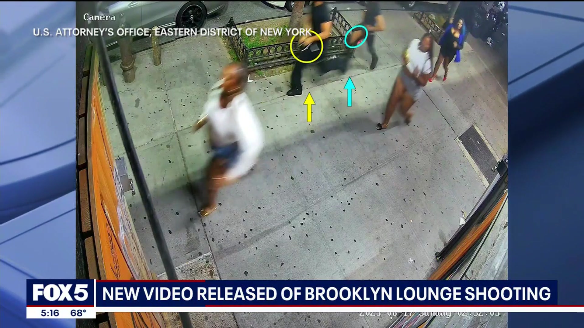 'Video thumbnail for New video released of brooklyn lounge shooting'