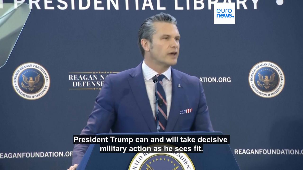 Video thumbnail for Hegseth defends deadly strikes on alleged cartel boats in the Caribbean