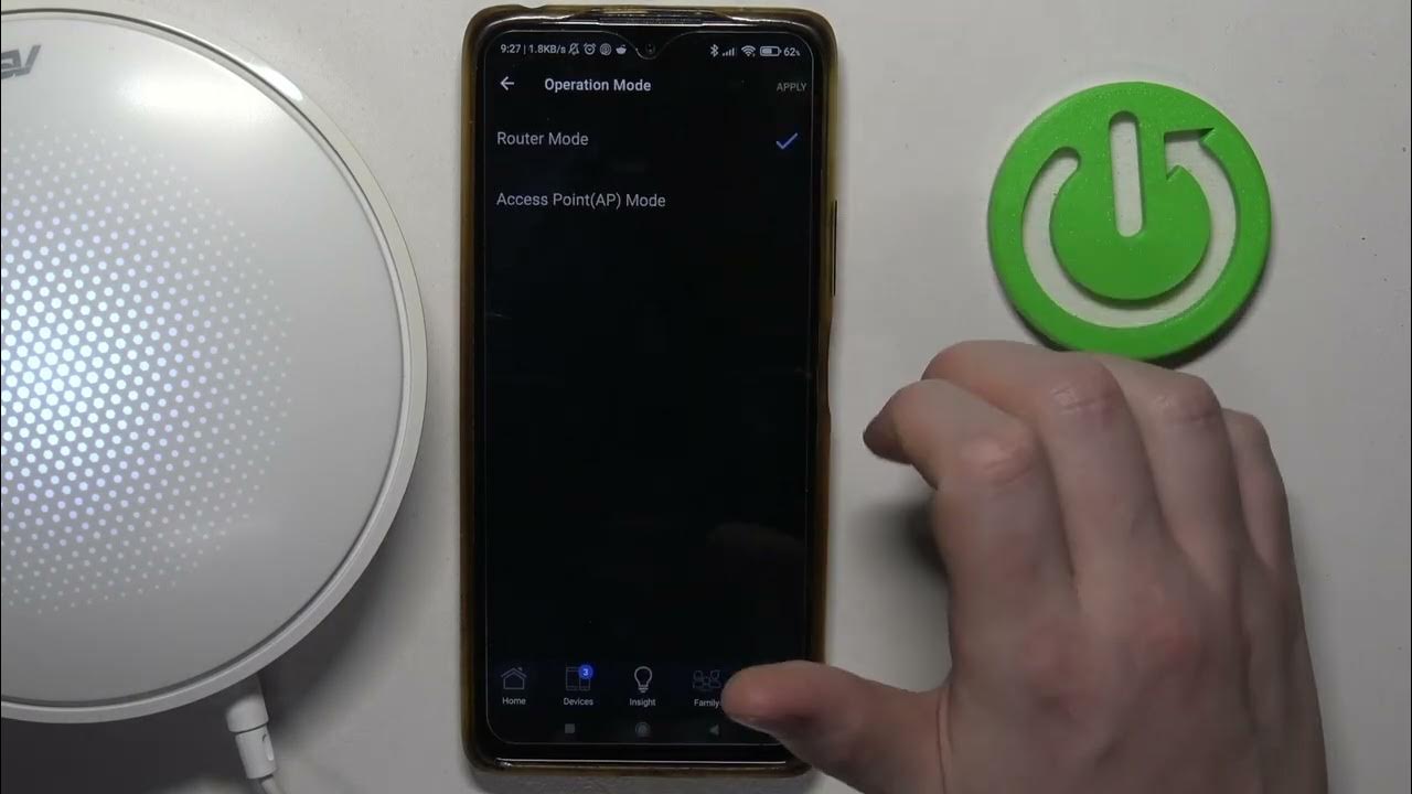 Video thumbnail for How To Change Connection Mode On ASUS LYRA