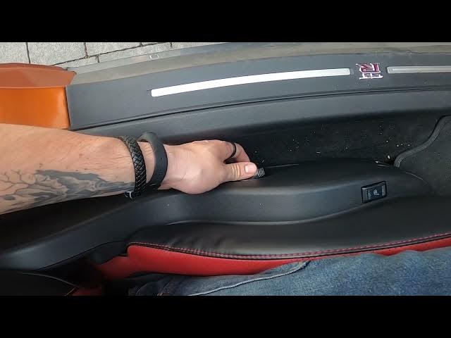 Video thumbnail for How to Change Seat Position in Nissan GT-R R35 ( 2007 - now ) - Adjust Seat Position