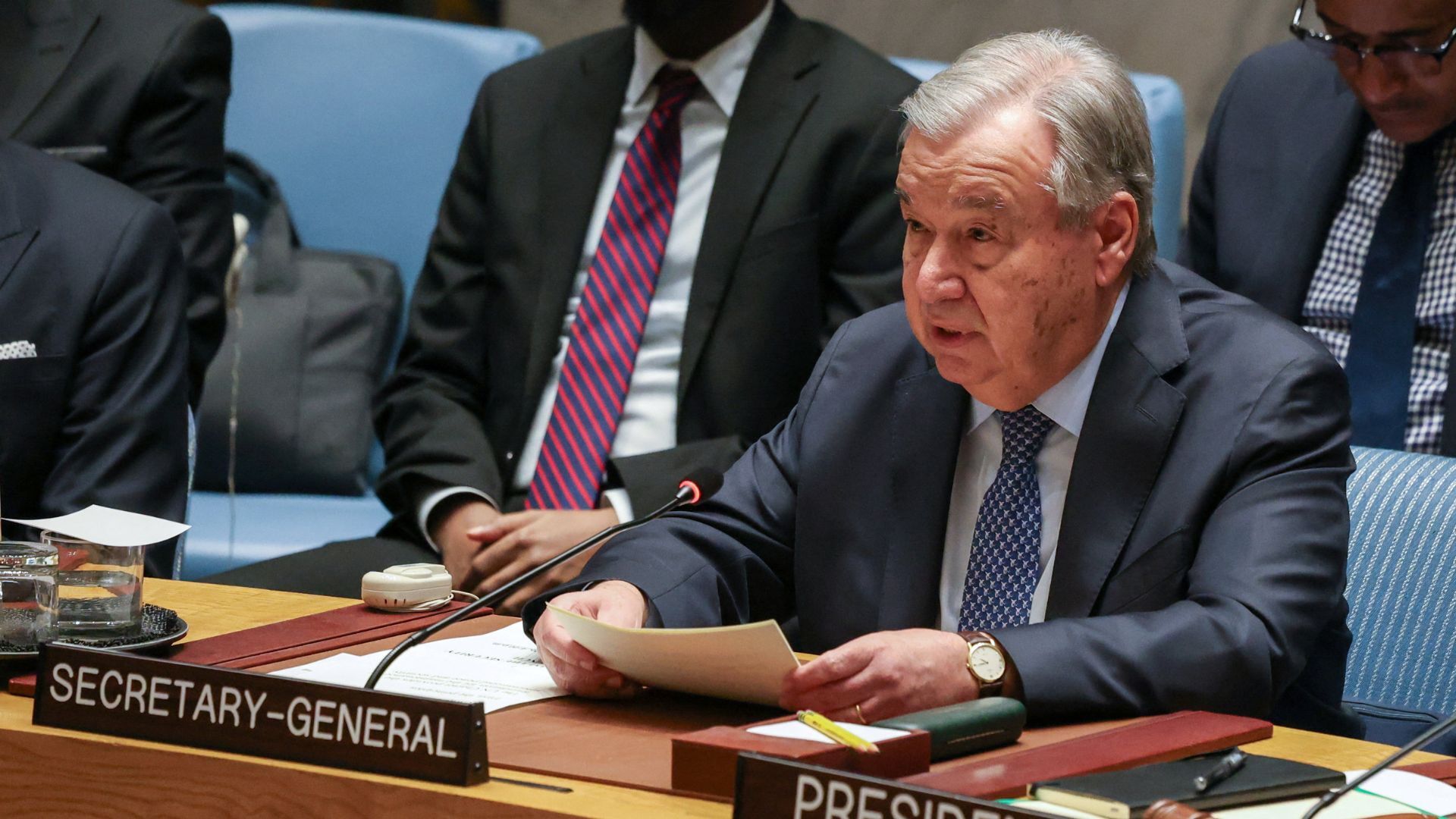 Video thumbnail for UN chief Guterres warns US-Israeli strikes and Iran’s retaliation threaten global peace