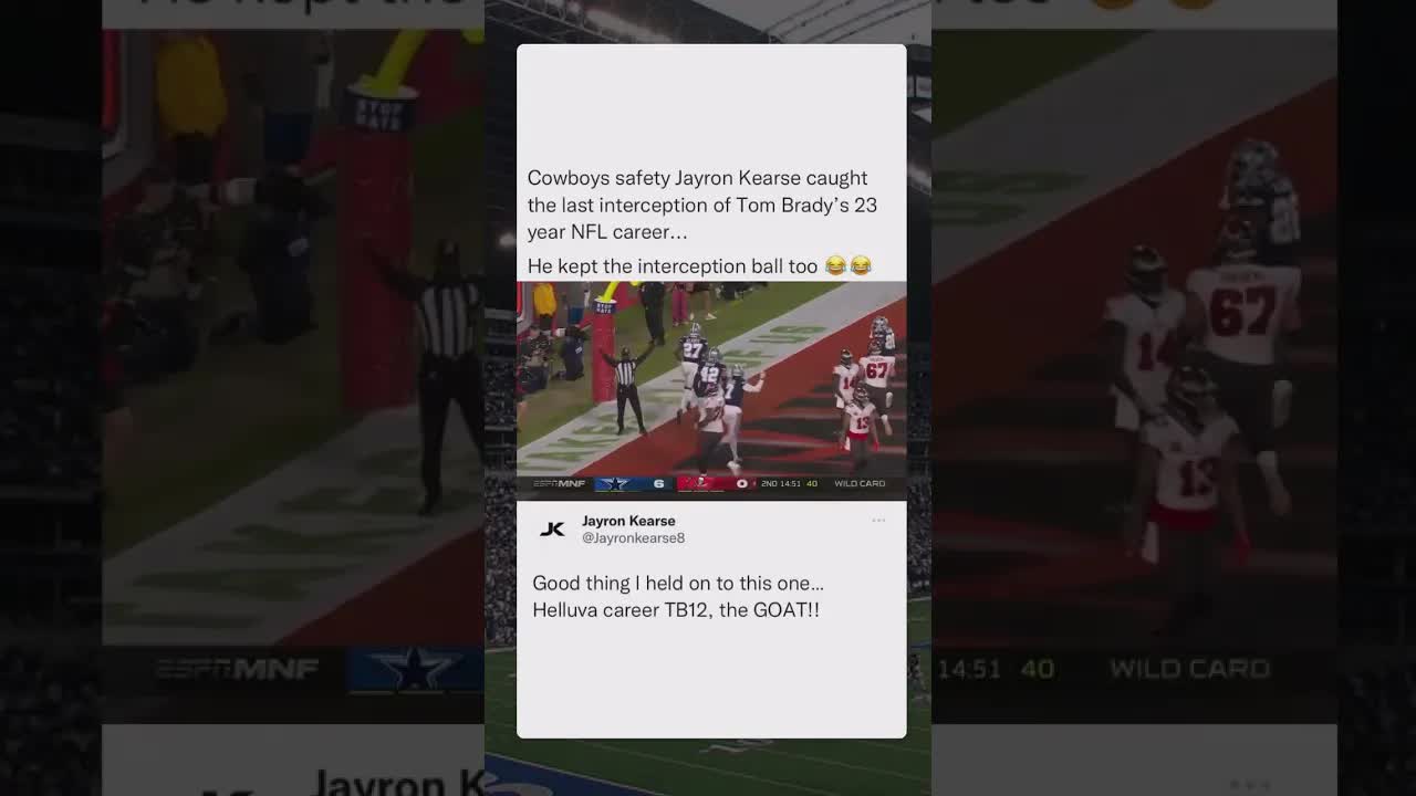 Video thumbnail for Tom Brady’s Final Game Was A Loss To The #Cowboys