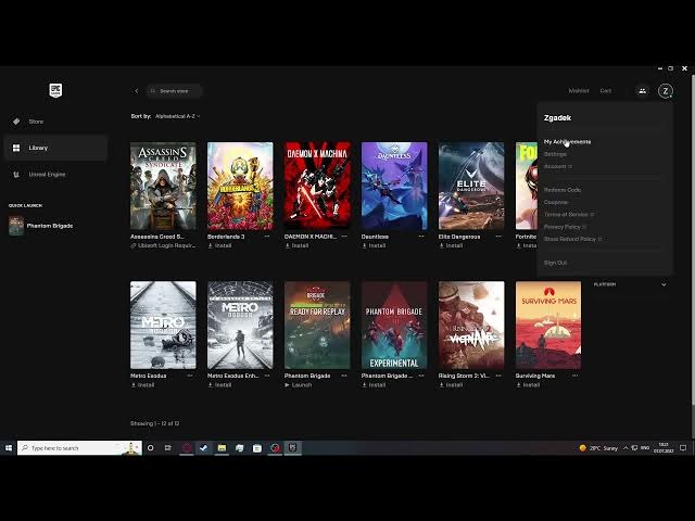 Video thumbnail for Epic Games Store 2022 - How To Find Achievements