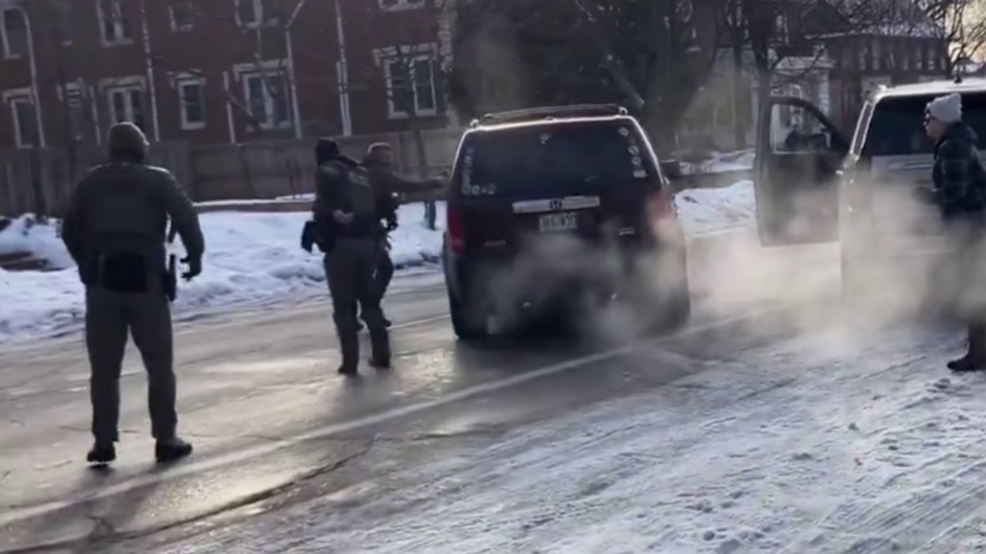 Video thumbnail for Witnesses film ICE killing of US citizen in Minneapolis