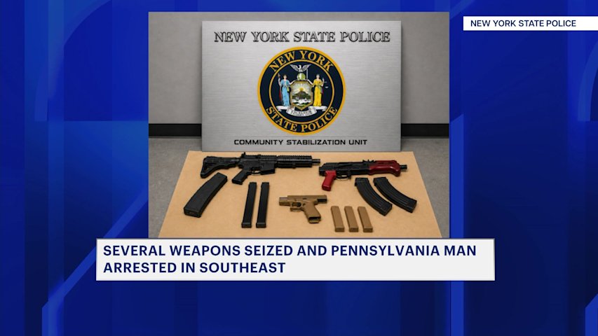 Video thumbnail for Numerous weapons seized by State Police after Putnam county traffic stop