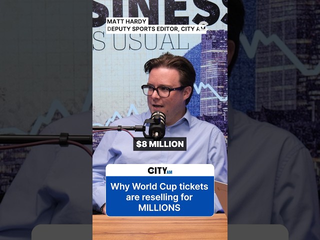 Video thumbnail for World Cup tickets are reselling for MILLIONS 💸