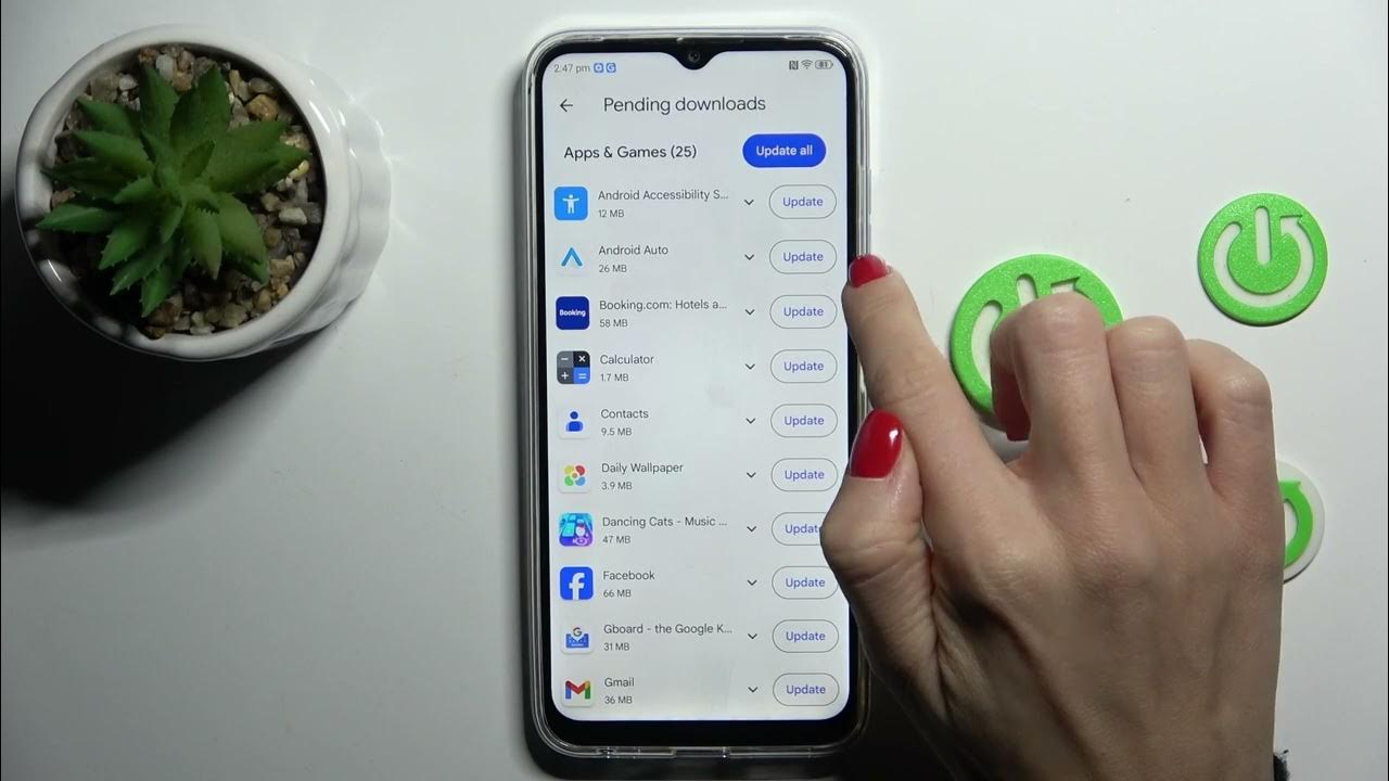 Video thumbnail for How to Update Apps on ZTE Blade V50 - Google Play Store