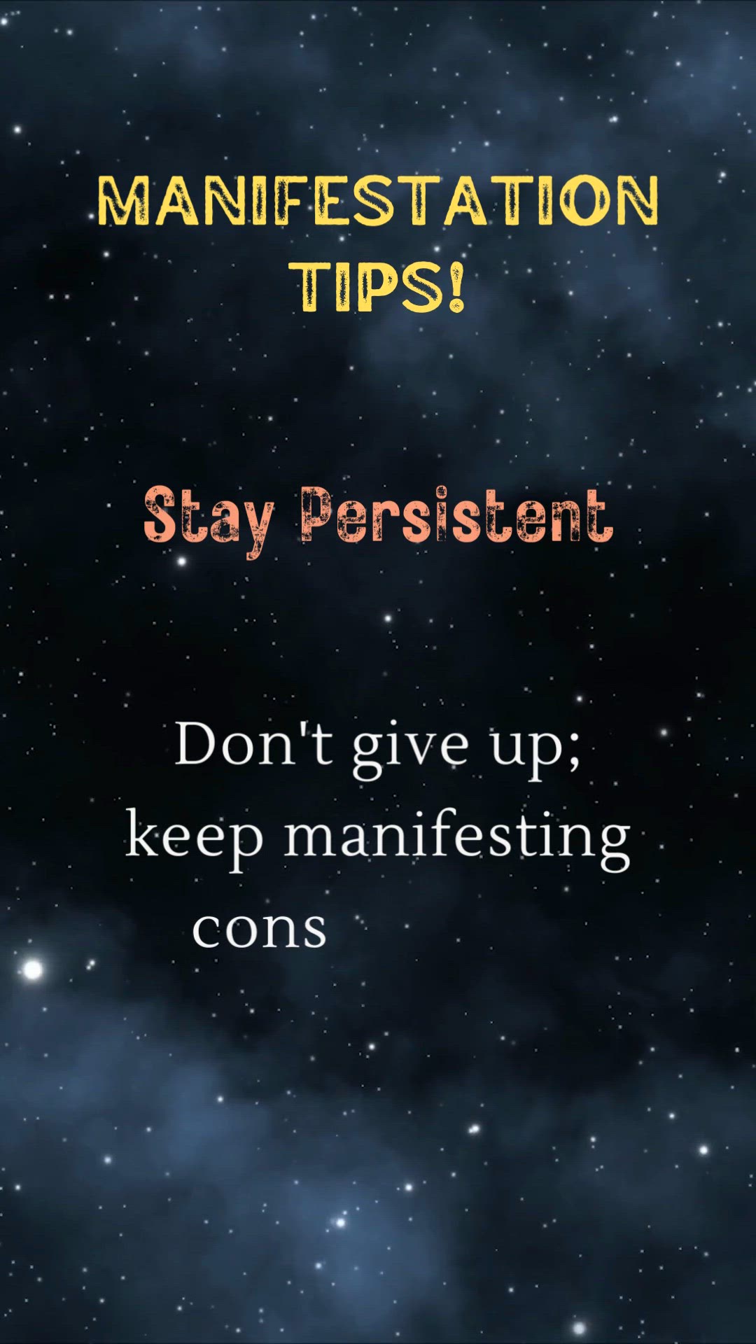 'Video thumbnail for Manifestation Tips!'