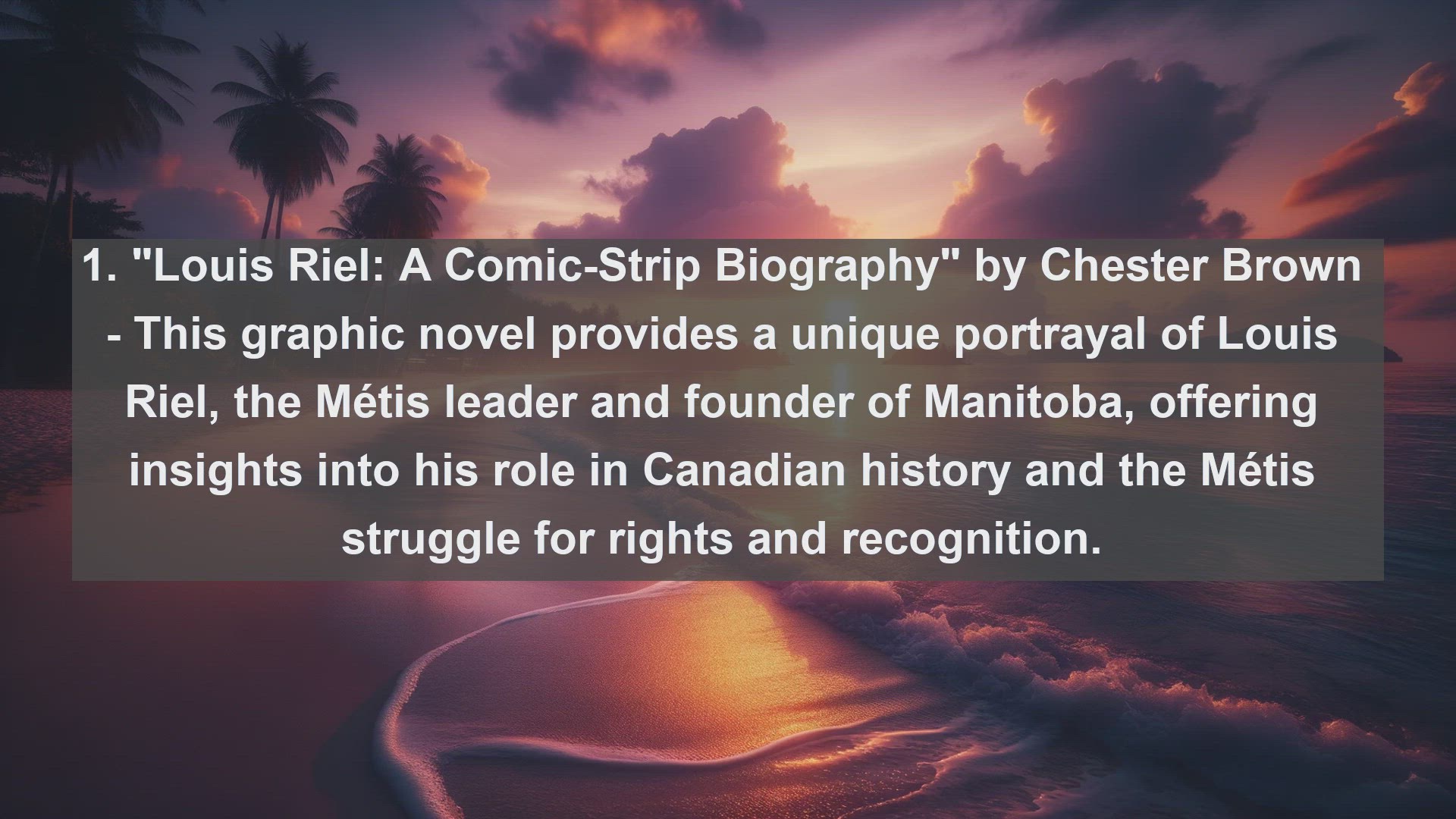 'Video thumbnail for Top 10 Canadian Historical Biographies'