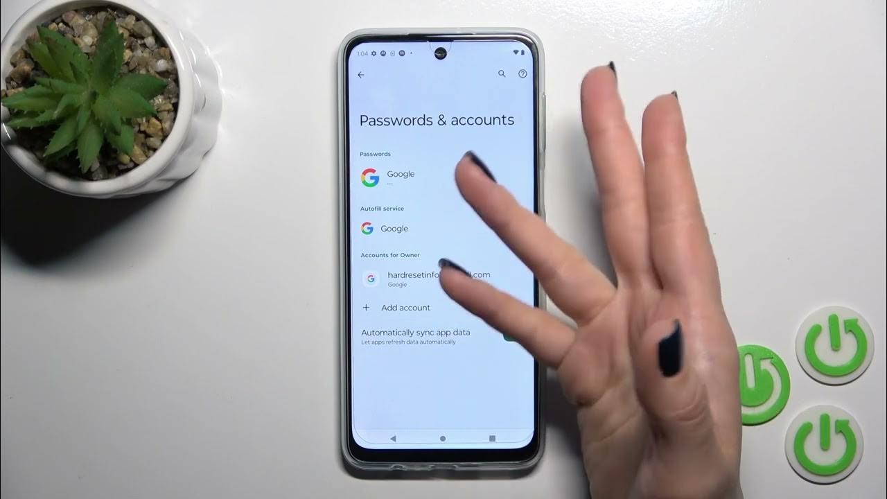 Video thumbnail for How to Log Out of Gmail Account on MOTOROLA Moto G54 Power