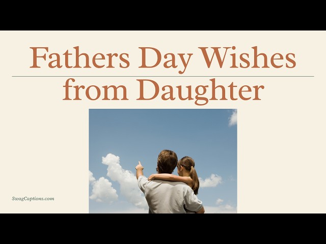 Video thumbnail for Happy Father's Day Wishes from Daughter | Best Messages for Dad 2026