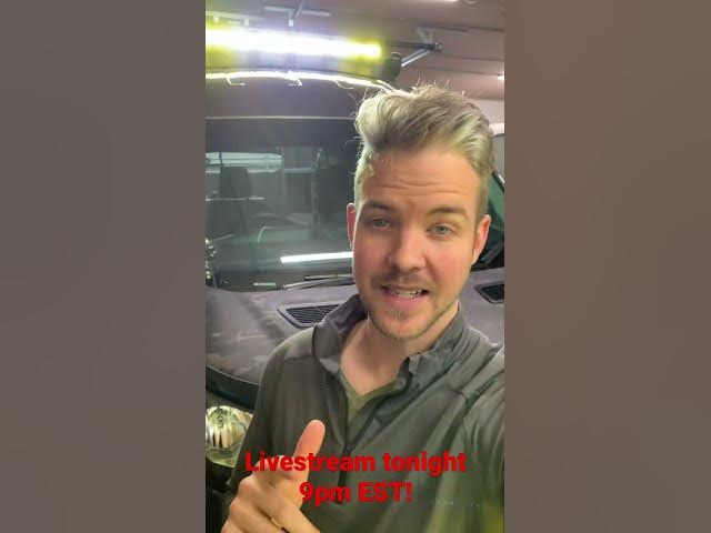 Video thumbnail for Marine one is back in the shop! Join us at 9 PM EST. Don’t forget to bring your Van build questions!