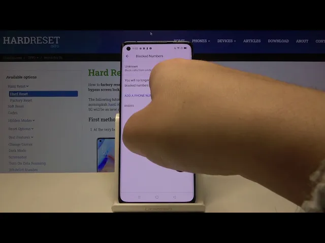 Video thumbnail for How to Block Number on OPPO Reno4 Pro - Create Blocklist