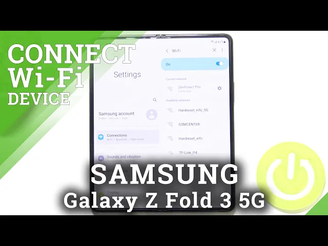 Video thumbnail for How to Connect to WiFi Network in Samsung Galaxy Z Fold 3 5G? Join to Wi-Fi Network in Z Fold 3