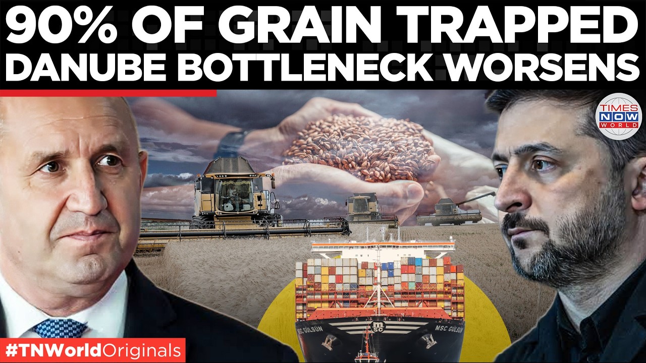 Video thumbnail for EU GRAIN CRISIS: 'I Want Putin to Attack Us' as Bulgarian Grain Piles Up, and Danube Runs Low