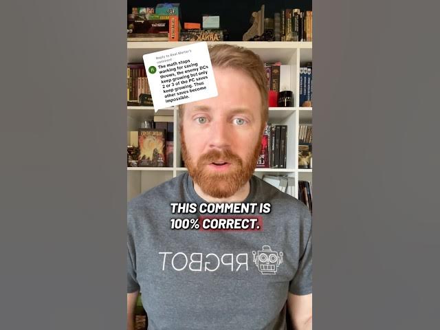 Video thumbnail for Saves at high levels are a big problem for players in dnd 5e