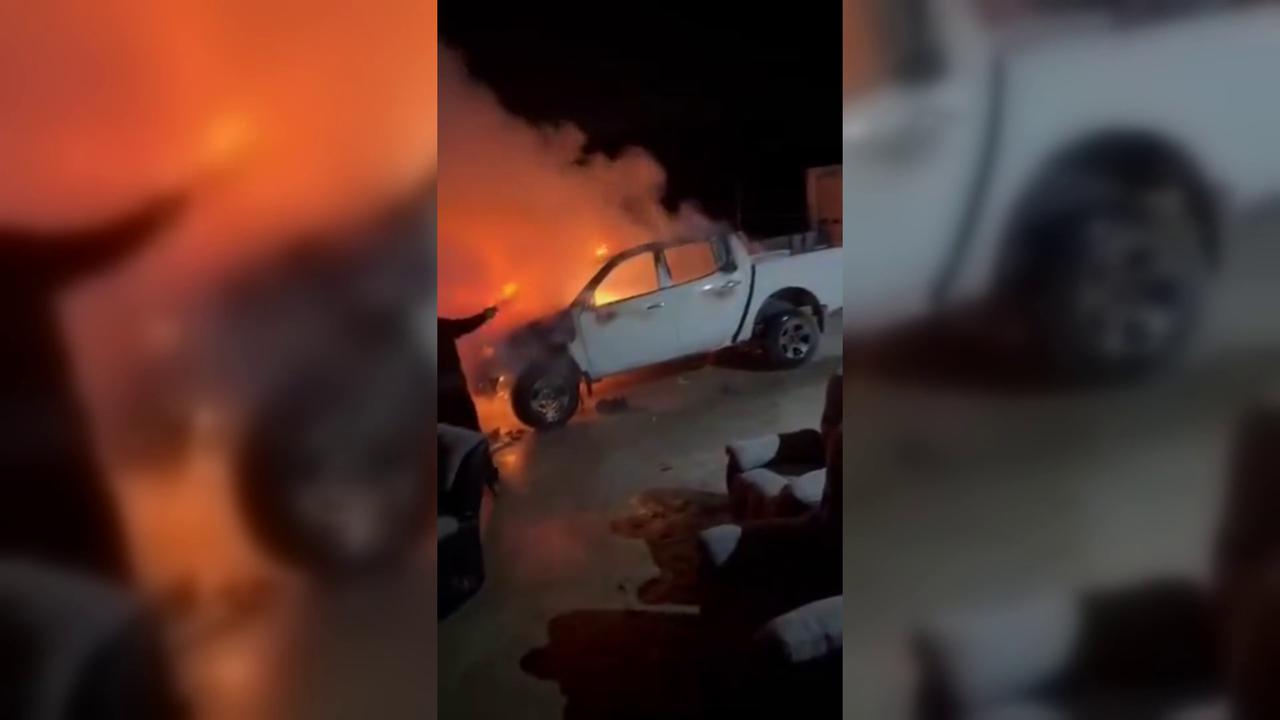 Video thumbnail for Palestine: Vehicle Set Ablaze In West Bank Settler Attack.