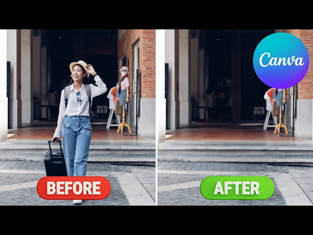'Video thumbnail for How to Remove a Person From a Photo in Canva'