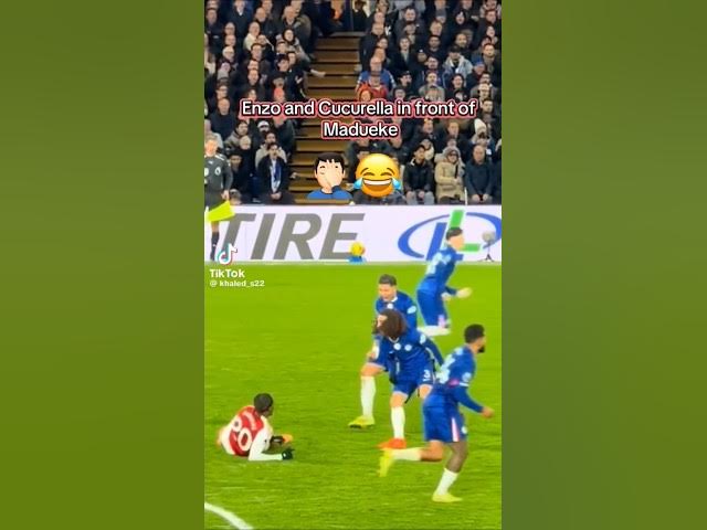 Video thumbnail for #EnzoFernandez and cucurella 🤣🤣🔥🔥#premierleague #arsenal #chelseafc